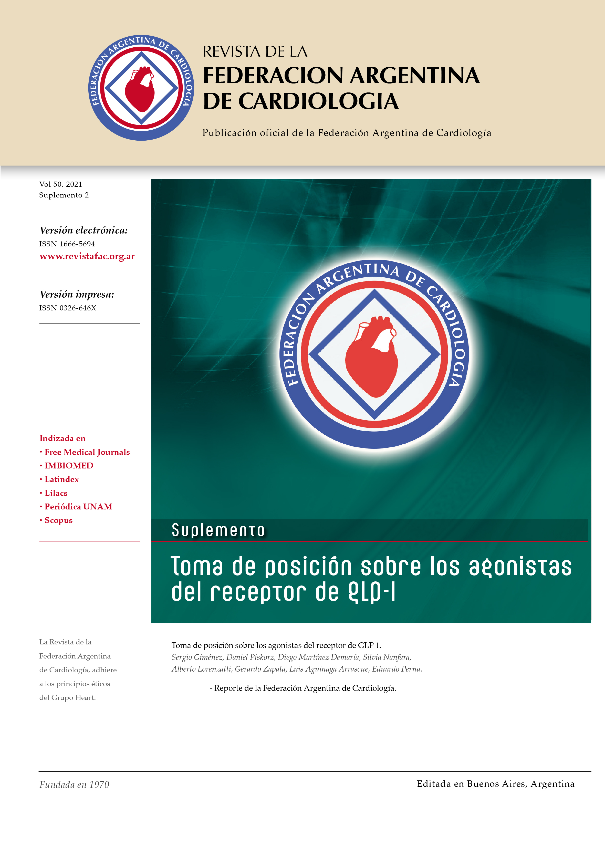 					View Vol. 50 (2021): Supplement: Taking a position on GLP-1 receptor agonists
				