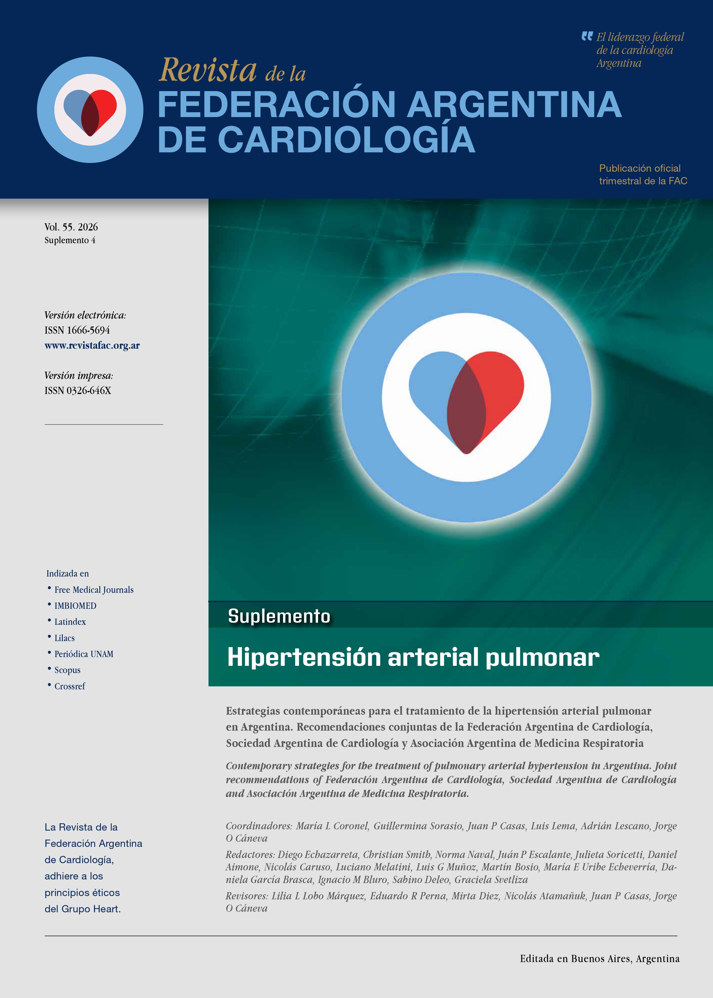 					Ver Vol. 55 (2026): Suplemento: Hipertensión arterial pulmonar
				